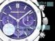 HBF Factory Swiss Grade Replica 7750 Chronograph Audemars Piguet Royal Oak Purple Dial Watch (2)_th.jpg